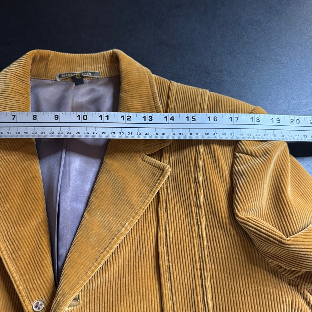 Norfolk 70s Vintage Alfred of New‎ York Corduroy Belted Blazer Jacket Spain - Picture 11 of 11